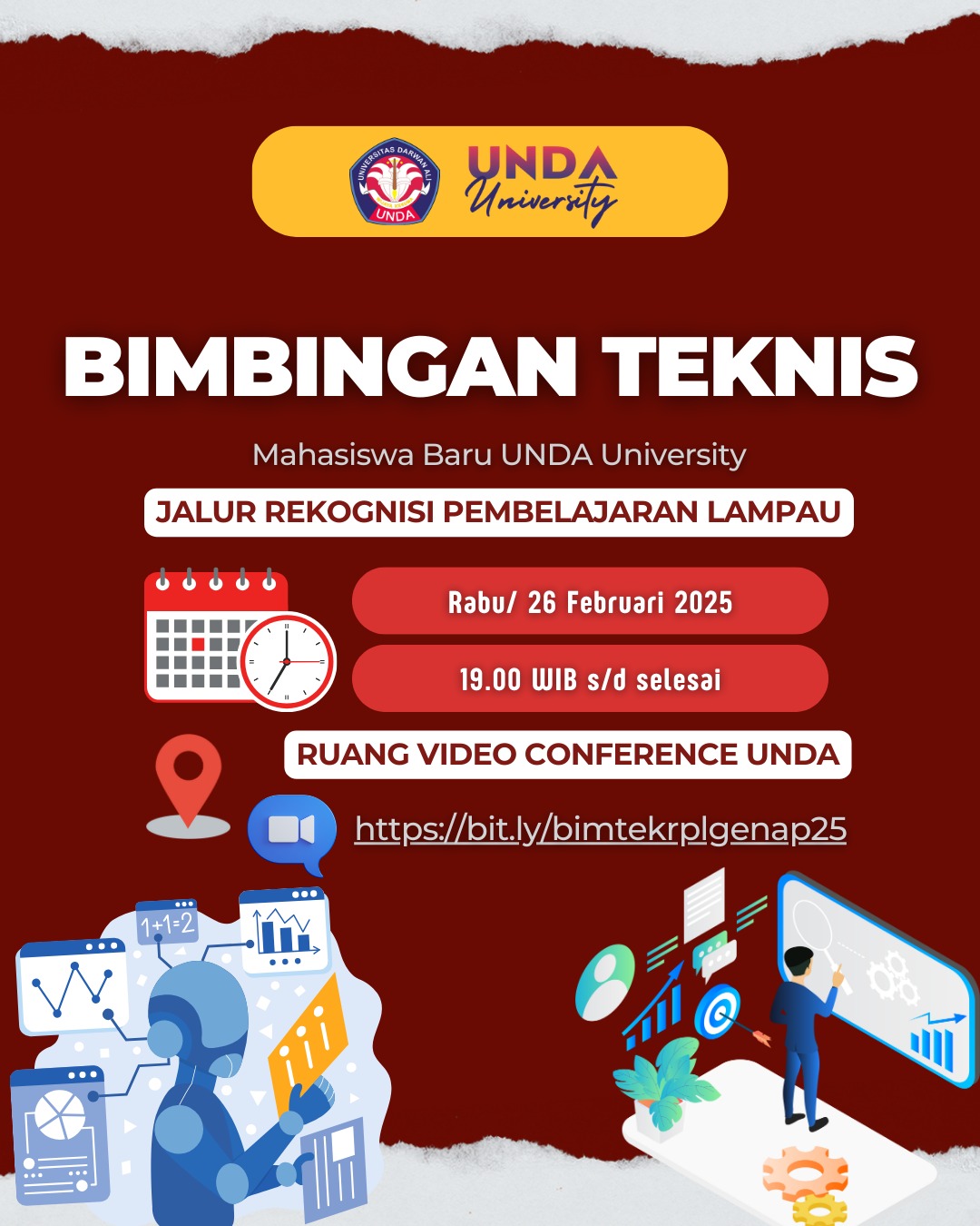 Bimbingan Teknis Mahasiswa Baru Semester Genap 2024/2025 Jalur Rekognisi Pembelajaran Lampau (RPL) Universitas Darwan Ali