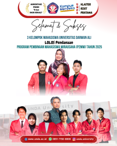 Mahasiswa Universitas Darwan Ali Raih Pendanaan Program P2MW 2025 “3 Kelompok Mahasiswa UNDA Siap Kembangkan Inovasi Kewirausahaan”