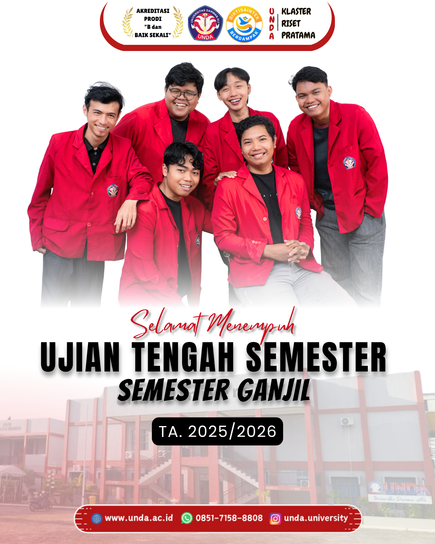Universitas Darwan Ali Laksanakan Ujian Tengah Semester Ganjil Tahun Akademik 2025/2026