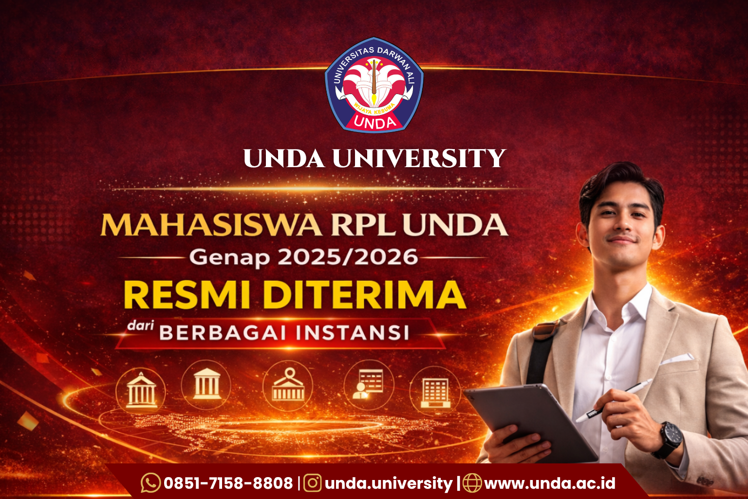 UNDA University Umumkan Mahasiswa RPL Periode Genap 2025/2026