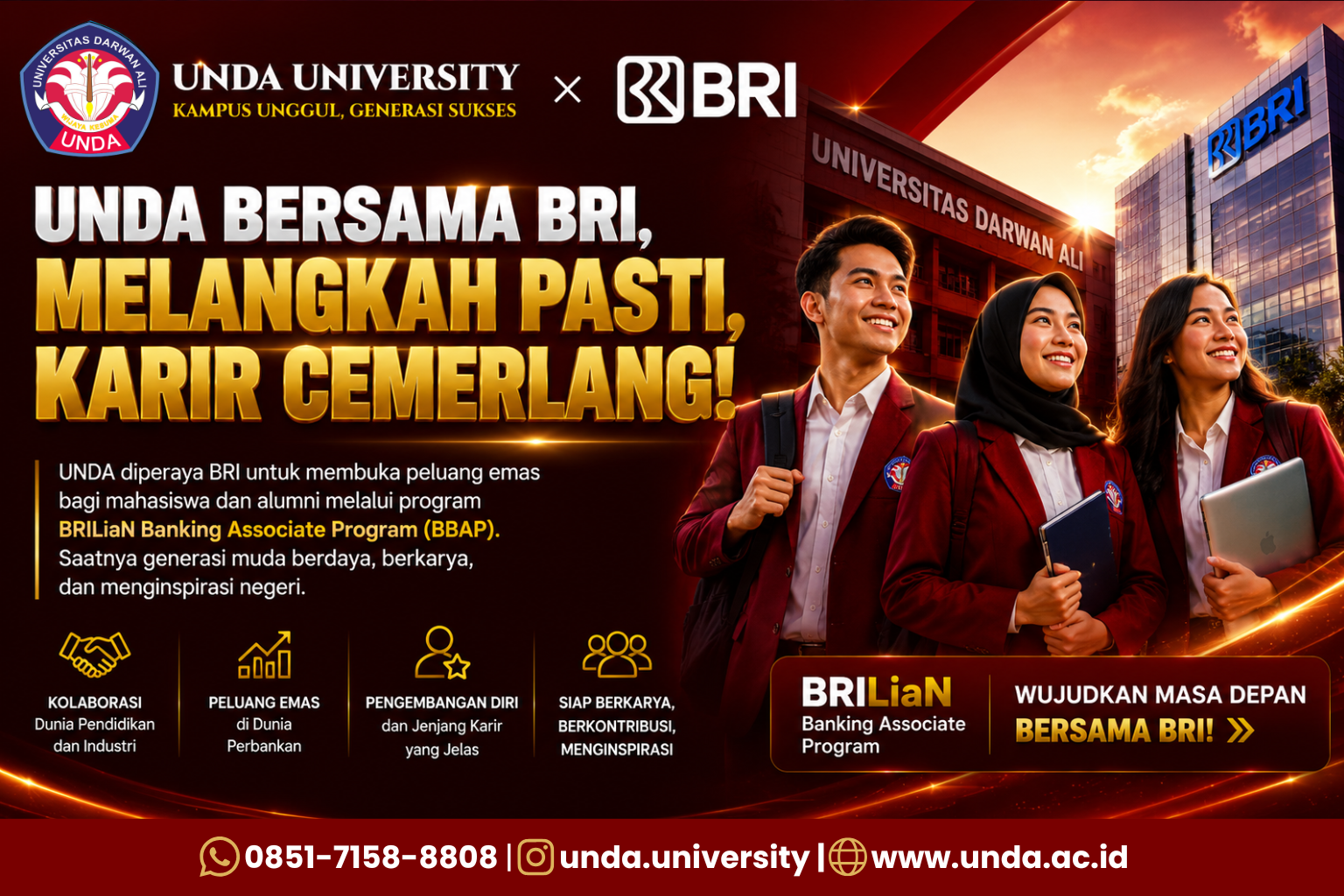 ✨🏛️ UNDA KAMPUS TERBAIK, PILIHAN DUNIA INDUSTRI! 🏛️✨